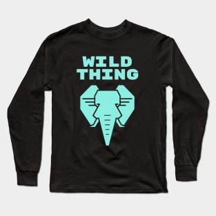 Wild Thing,  Elephant, Wildlife, Asian Elephant, Animal, Earth Shot, Outer Wilds Long Sleeve T-Shirt